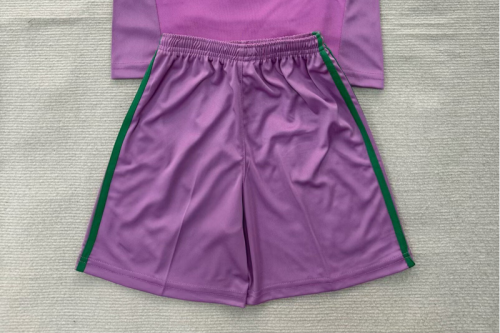 Fan Version 2026-2027 Nottingham Forest Purple Goalkeeper Soccer Shorts Football Shorts