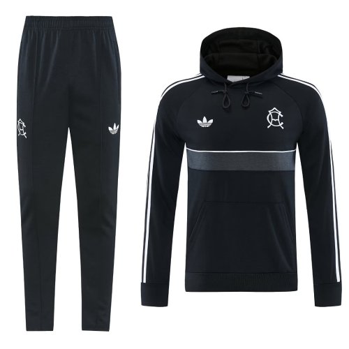 with Caps 2026-2027 club america Black Windbreaker Soccer Tracksuit Jacket Football Hoody and Pants