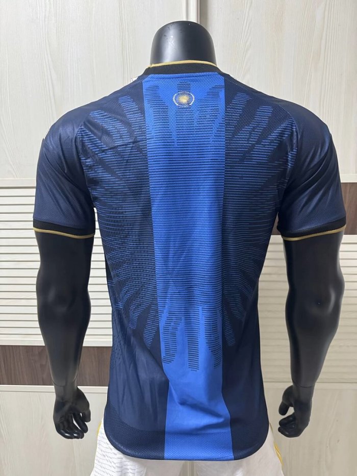Player Version Argentina X Messi 2026 Special Edition Dark Blue Soccer Jersey Football Shirt