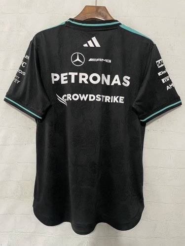 2026 Mercedes Black T-shirt Mecedes Racing Jersey