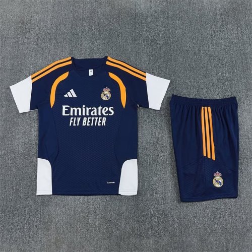 Adult Uniform 2026-2027 Real Madrid Dark Blue Soccer Training Jersey and Shorts Football Kits