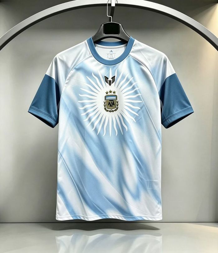 Fan Version Argentina X Messi 2026 Special Edition Blue/White Soccer Jersey Football Shirt