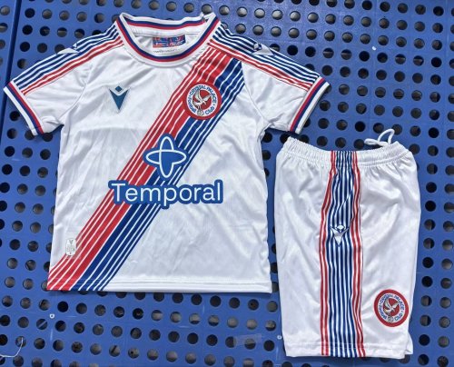 Youth Uniform Kids Kit 2026-2027 Crystal Palace Home Soccer Jersey Shorts Child Football Set