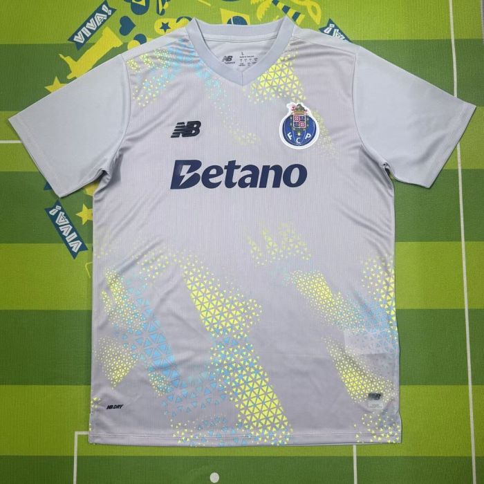 Fan Version 2026-2027 Porto Grey Goalkeeper Soccer Jersey Football Shirt
