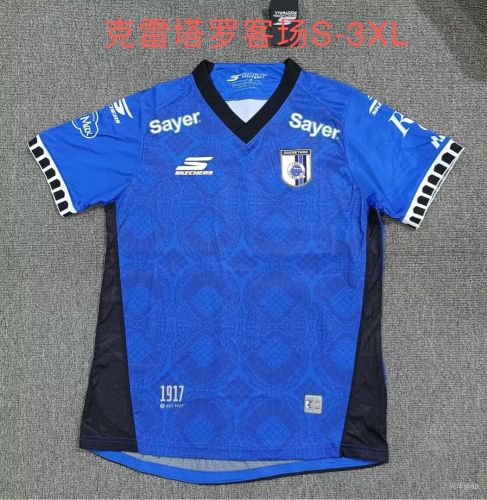 2026-2027 Fans Version Queretaro Away Blue Soccer Jersey Football Shirt