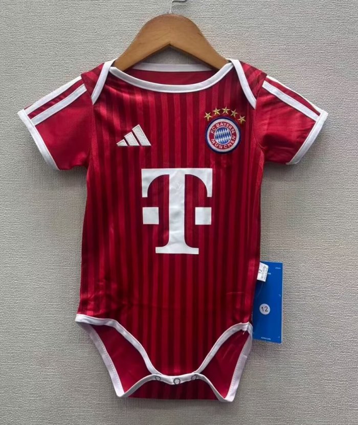 Baby Cloth 2026-2027 Bayern Munich Home Soccer Jersey Baby Onesies