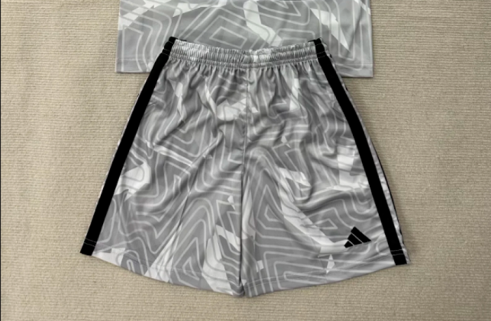 Fan Version 2026-2027 Benfica Grey Goalkeeper Soccer Shorts Football Shorts
