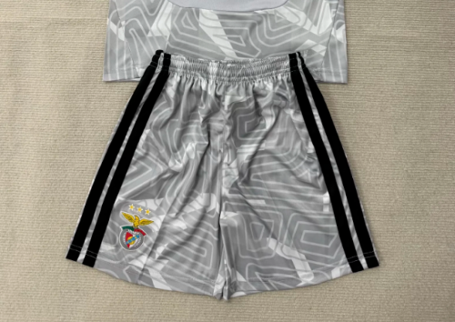 Fan Version 2026-2027 Benfica Grey Goalkeeper Soccer Shorts Football Shorts