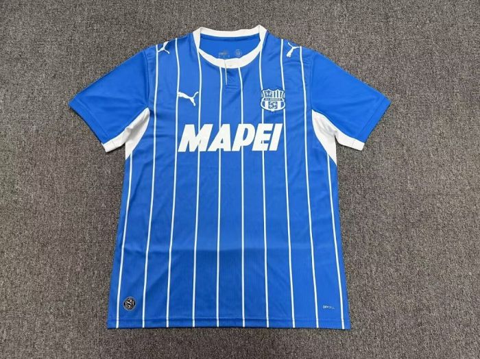 Fans Version 2026-2027 US Sassuolo Calcio Third Away Blue Soccer Jersey Football Shirt