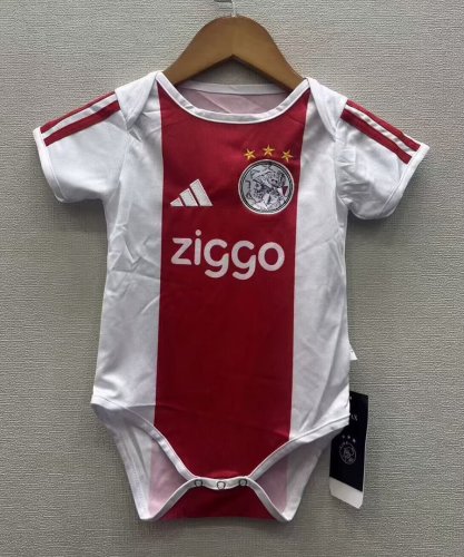 Baby Cloth 2026-2027 Ajax Home Soccer Jersey Baby Onesies