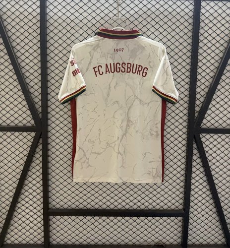 Fan Version 2026-2027 FC Augsburg Home Soccer Jersey Football Shirt