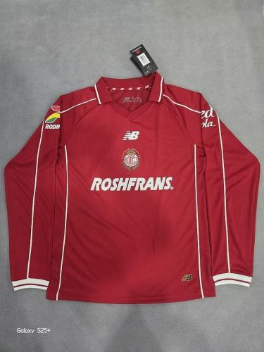 Long Sleeve Fan Version 2026-2027 Deportivo Toluca Home Soccer Jersey Football Shirt