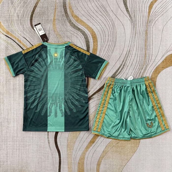 Youth Uniform Kids Kit Argentina X Messi 2026 Special Edition Soccer Jersey Shorts Child Football Set