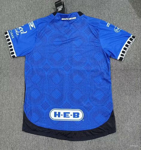 2026-2027 Fans Version Queretaro Away Blue Soccer Jersey Football Shirt