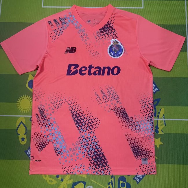 Fan Version 2026-2027 Porto Pink Goalkeeper Soccer Jersey Football Shirt