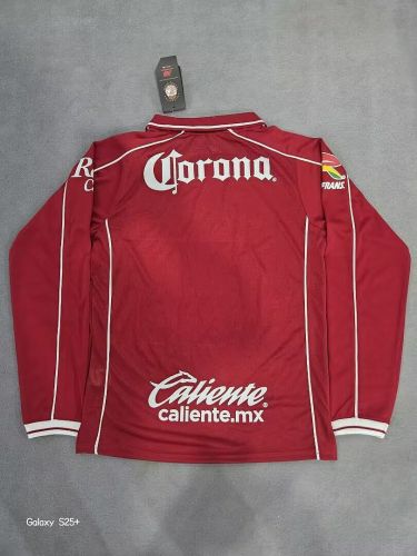 Long Sleeve Fan Version 2026-2027 Deportivo Toluca Home Soccer Jersey Football Shirt