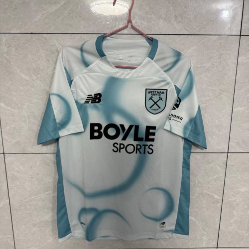Fan Version 2026-2027 West Ham United Third Away Blue Soccer Jersey Football Shirt