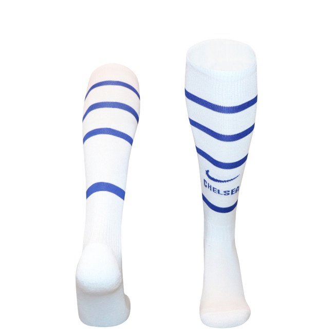Youth/Adult 2026-2027 Chelsea Third Away White Soccer Socks Football Socks