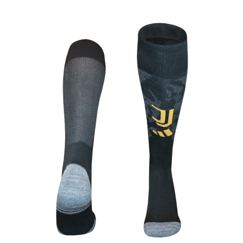 Youth/Adult 2026-2027 Juventus Third Away Black Soccer Socks Football Socks