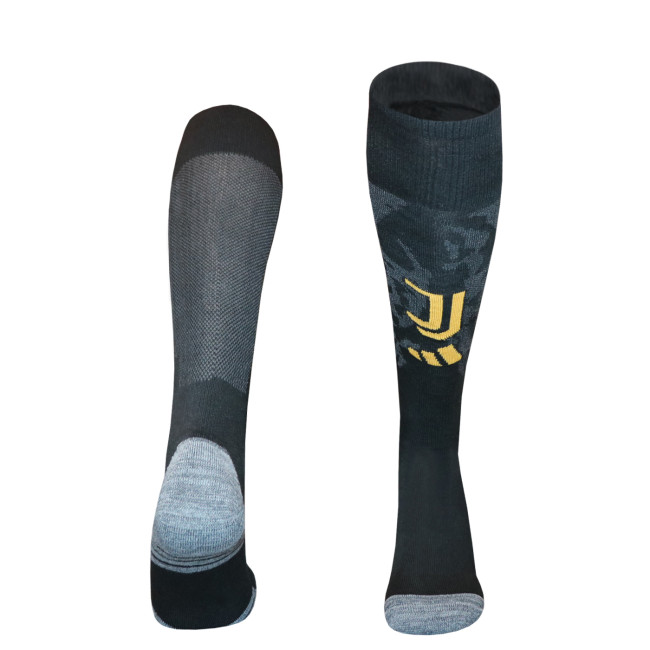 Youth/Adult 2026-2027 Juventus Third Away Black Soccer Socks Football Socks
