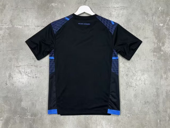 Fan Version 2026-2027 Atlanta Bergamasca Calcio Fourth Away Black Soccer Jersey Football Shirt
