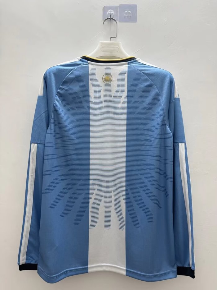 Long Sleeve Fan Version Argentina X Messi 2026 Special Edition Soccer Jersey Football Shirt