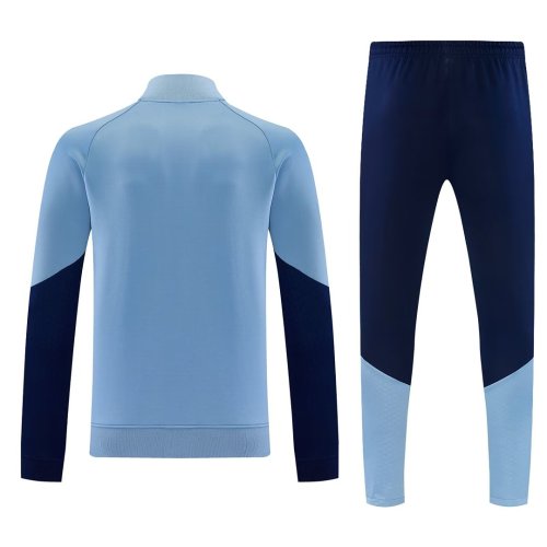 2026-2027 Bayern Munich Grey/Blue Soccer Jacket Football Jacket