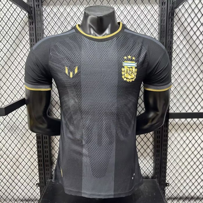 Player Version Argentina X Messi 2026 Special Edition Black/Grey Soccer Jersey Football Shirt