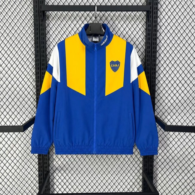 2026-2027 Boca Junior Blue EQT Soccer Windbreaker Jacket Football Jacket