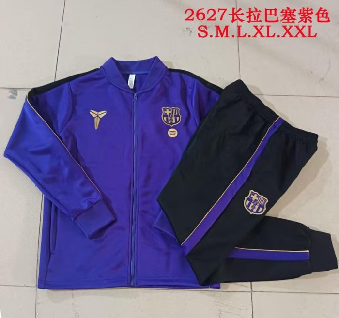 2026-2027 Barcelona Purple Soccer Jacket Football Jacket