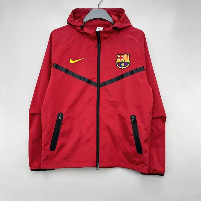 2026-2027 Barcelona Red Soccer Windbreaker Jacket Football Jacket