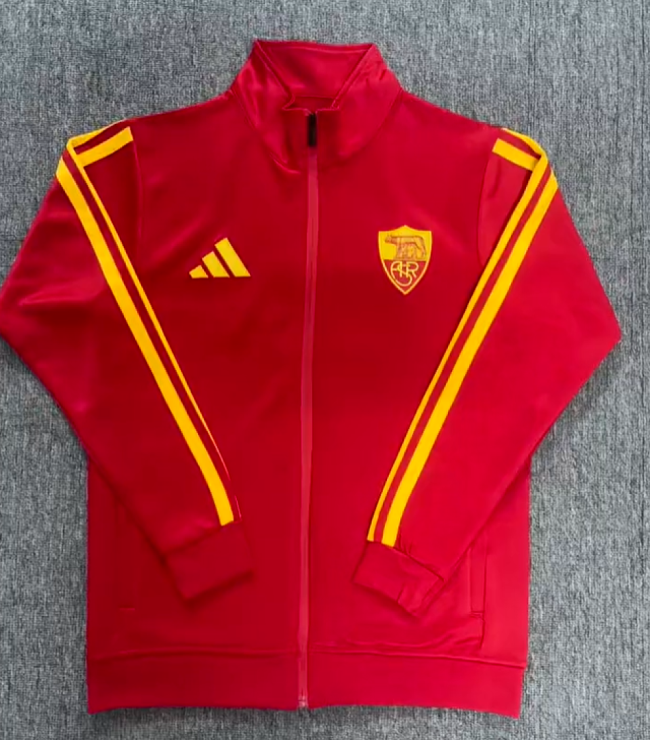 2026-2027 As Roma Red/Yellow Soccer Jacket Football Jacket
