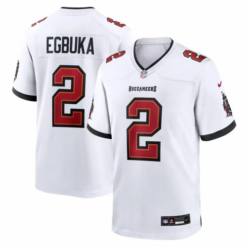 Tampa Bay Buccaneers EGBUKA 2 White NFL Jersey