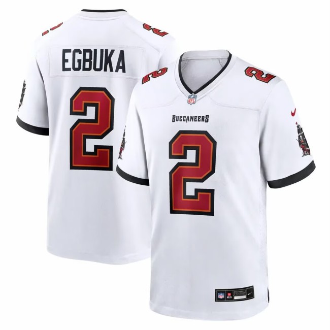 Tampa Bay Buccaneers EGBUKA 2 White NFL Jersey
