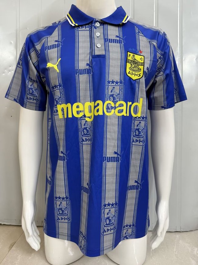 Retro Jersey 1998-1999 Aris Thessaloniki F.C. Away Soccer Jersey Football Shirt