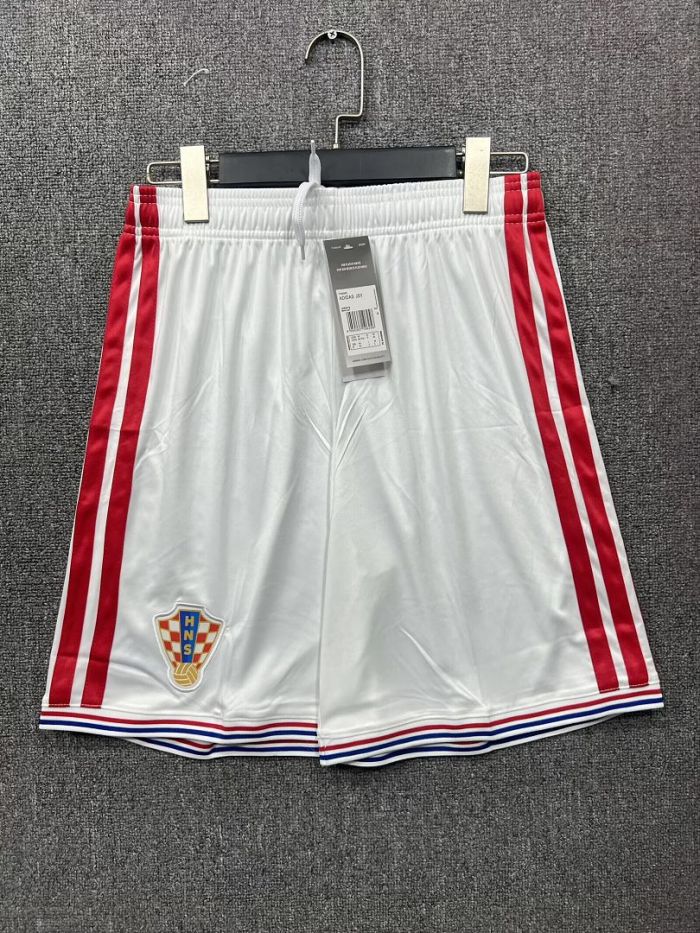 Fan Version 2027 Croatia Home Soccer Shorts Football Shorts