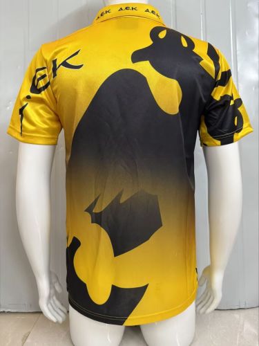 Retro Jersey 1996-1997 AEK Athens Home Soccer Jersey A.E.K. Football Shirt