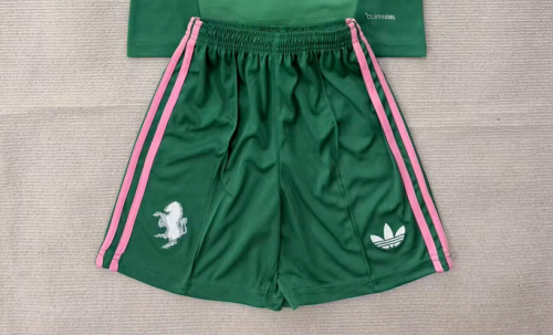 Fan Version 2026-2027 Juventus Green Goalkeeper Soccer Shorts Football Shorts