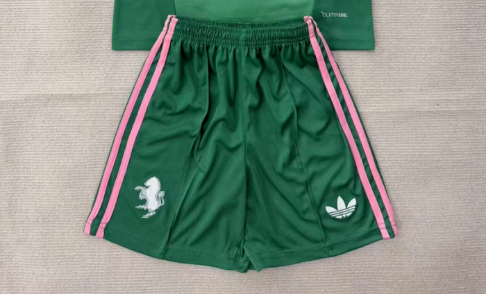 Fan Version 2026-2027 Juventus Green Goalkeeper Soccer Shorts Football Shorts