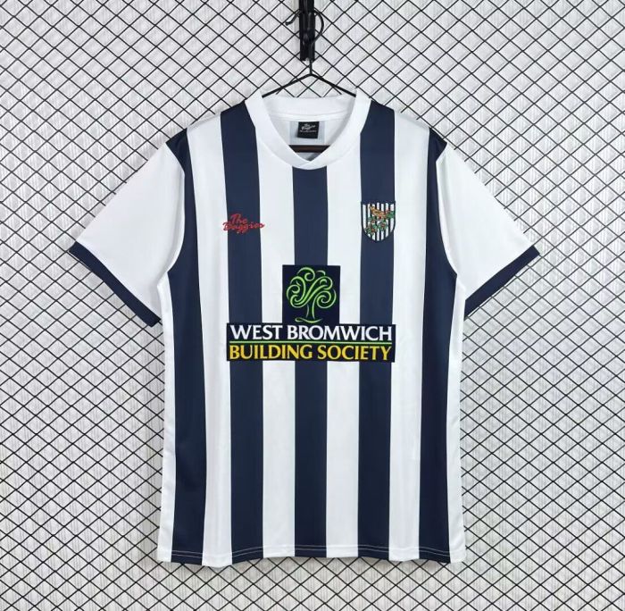 Retro Jersey 2002-2003 West Bromwich Albion Home Soccer Jersey Football Shirt