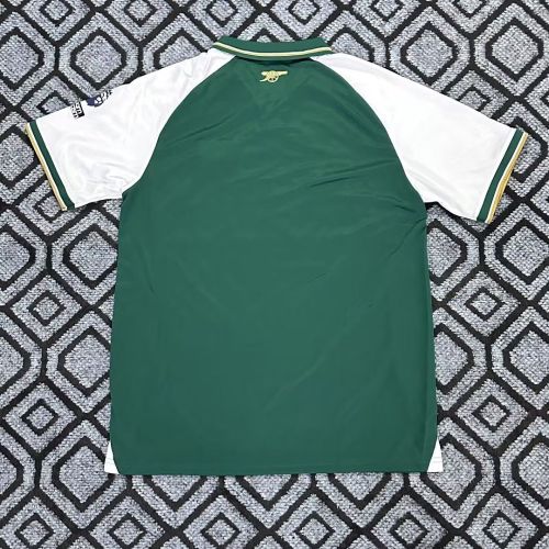 with EPL Patch Fan Version 2026-2027 Arsenal Green Soccer Polo Football Shirt