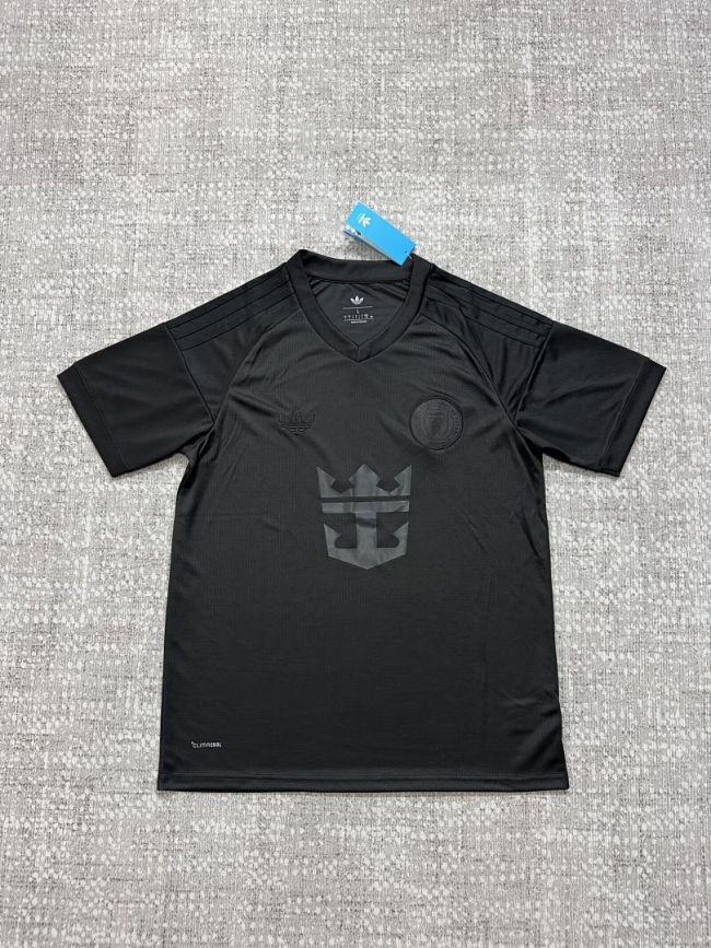 Fan Version 2027-2028 Inter Miami Away Black Soccer Jersey Football Shirt