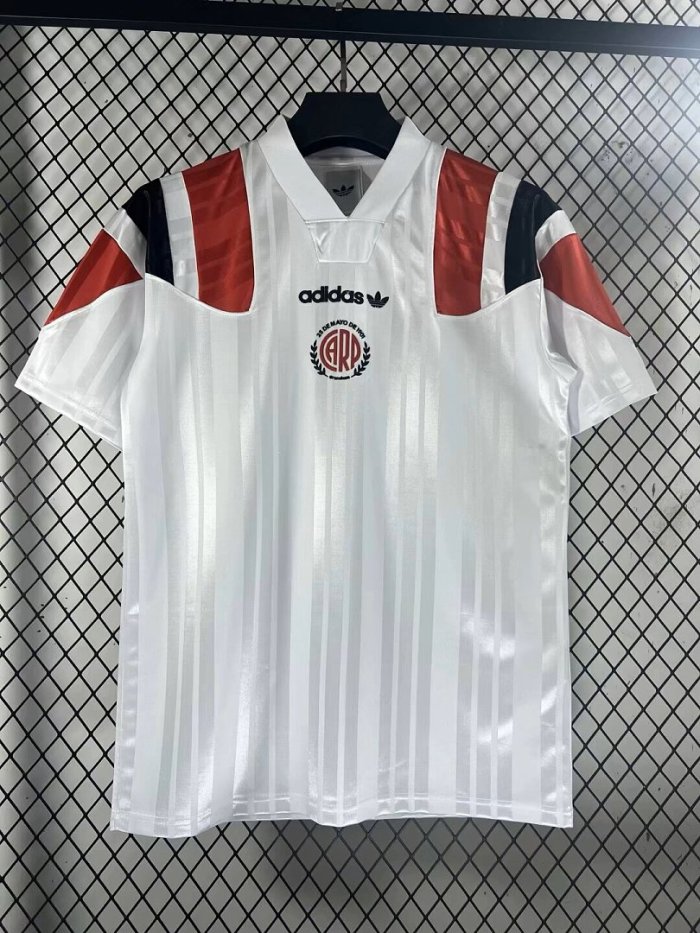 Fan Version 2026-2027 River Plate White EQT Soccer Jersey Football Shirt