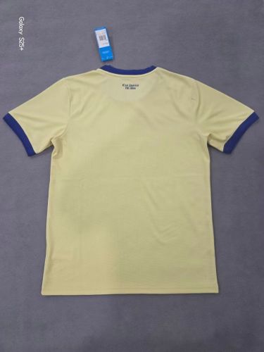 Fan Version 2026-2027 Club America 100th Anniversary Yellow Soccer Jersey Football Shirt