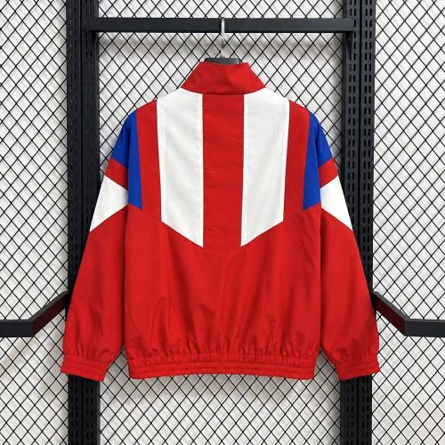 2026-2027 Bayern Munich Red EQT Soccer Windbreaker Jacket Football Jacket