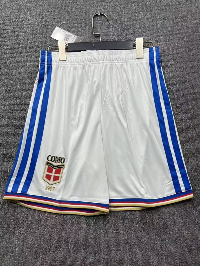Fan Version 2026-2027 Como 1907 Home Soccer Shorts Football Shorts