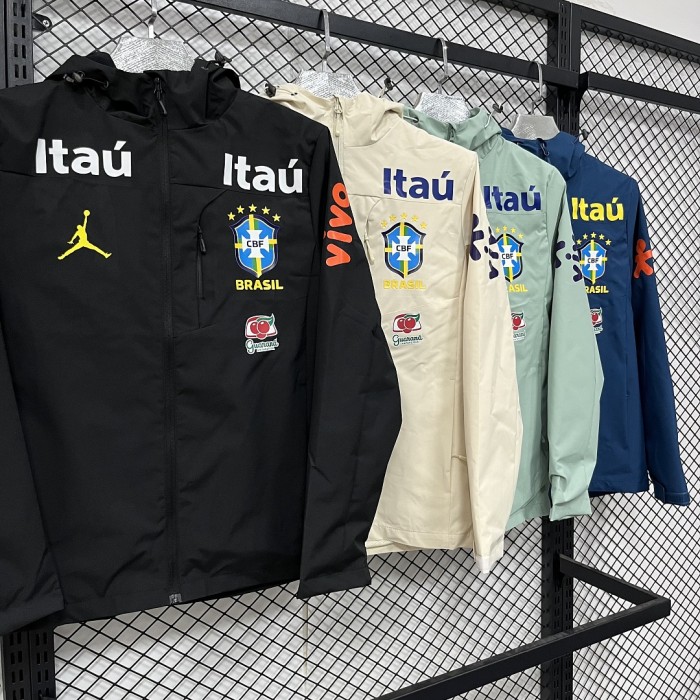 2026 Brazil Soccer Windbreaker Jacket Football Jacket