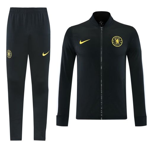 2026-2027 Chelsea Blue/White Soccer Windbreaker Tracksuit Jacket Football Jacket and Pants