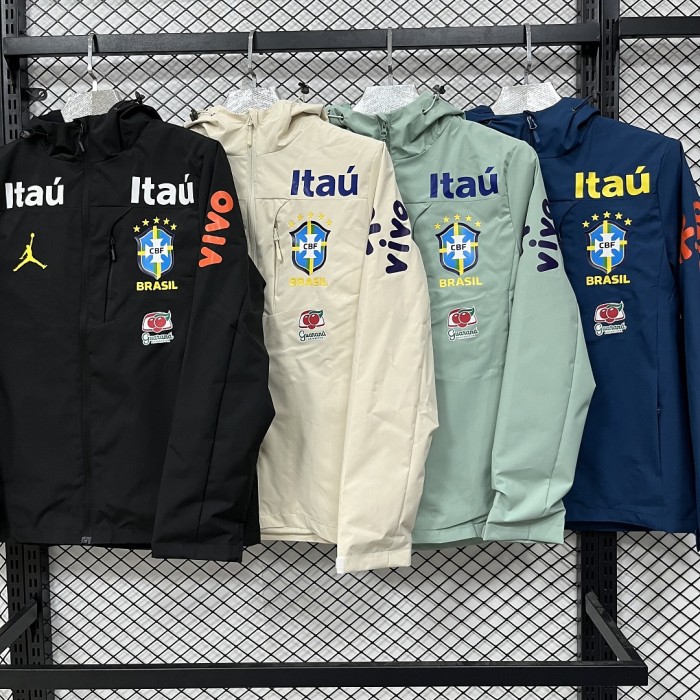 2026 Brazil Soccer Windbreaker Jacket Football Jacket