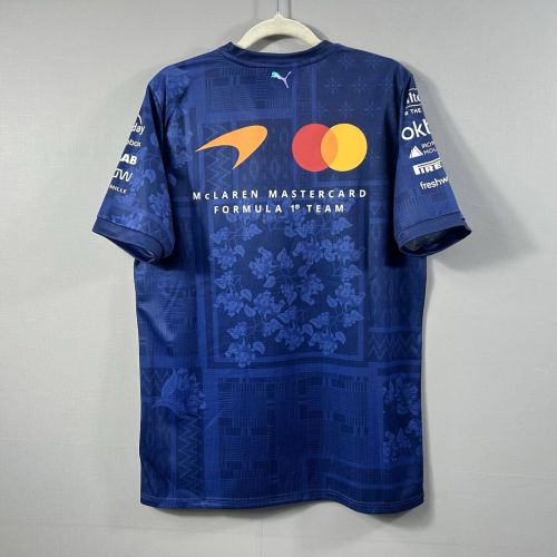 2026 Maclaren Dark Blue Shirt Racing Polo